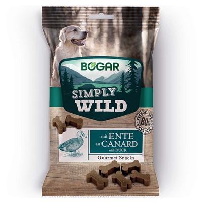 Bogar Simply Wild Gourmet Snack med And 100g